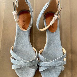 J. Crew Marina Mini Wedge Espadrille